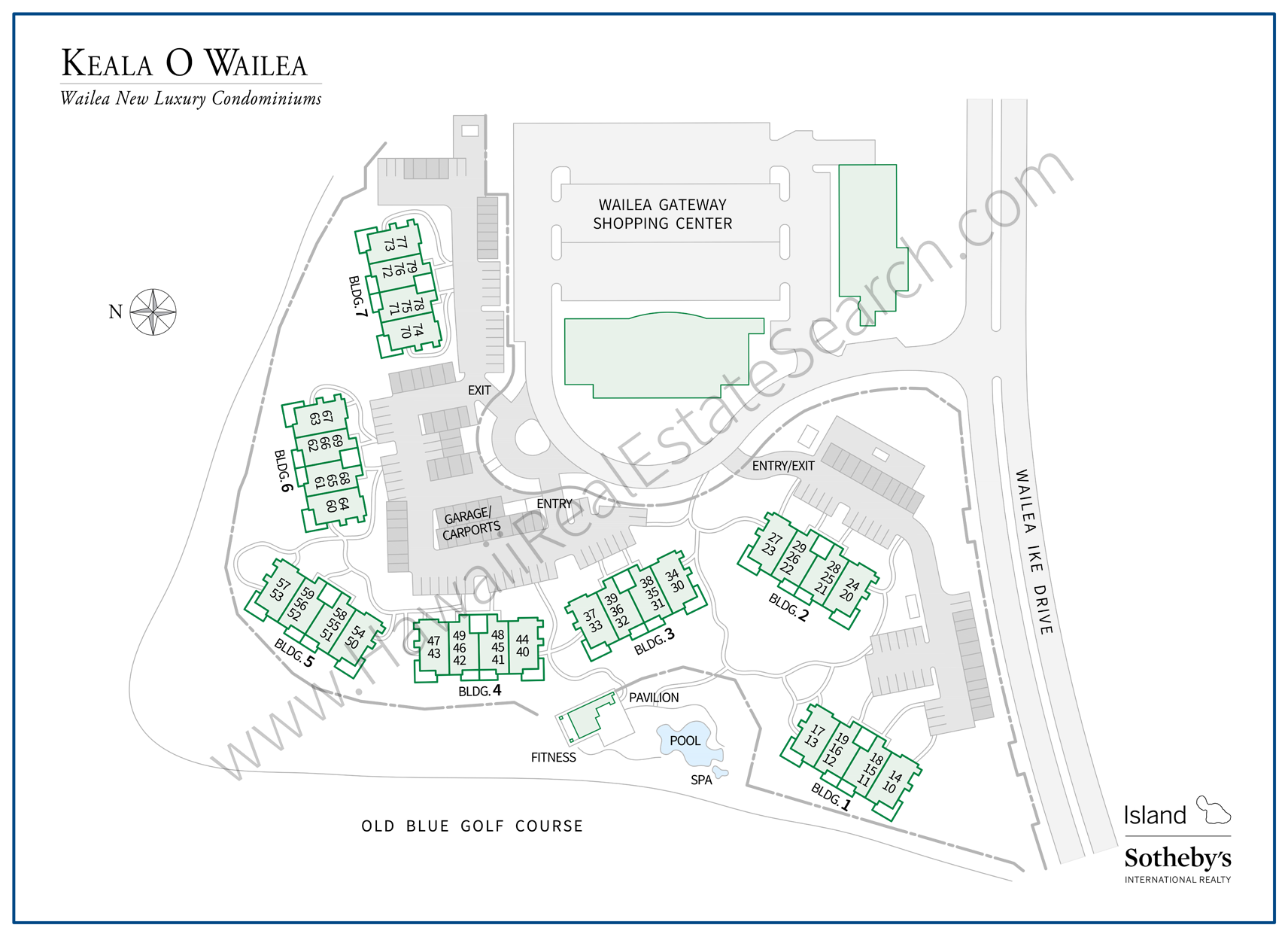 Keala O Wailea Map 2018